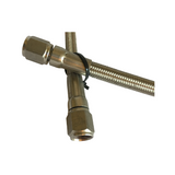 1/2" 37° Swivel Female JIC SS304 Hose PTFE Lined 36" 48" 60" 72" 84" 96"