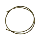 1/2" 37° Swivel Female JIC SS304 Hose PTFE Lined 36" 48" 60" 72" 84" 96"