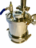 6" Stainless Steel 304 90g-135g Closed Loop Extractor with Splatter Platter Recovery Tank / Hose Included PARTS KIT ASSEMBLY NEEDED