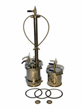 6" Stainless Steel 304 90g-135g Closed Loop Extractor with Splatter Platter Recovery Tank / Hose Included PARTS KIT ASSEMBLY NEEDED