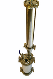1lb - 6" Stainless Steel 304 Closed Loop Extractor with Splatter Platter, Hose, Extra Gaskets - Pressure / Vacuum Tested