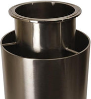 3" x 24" Tri-Clamp Dewaxing Open Jacketed Columns