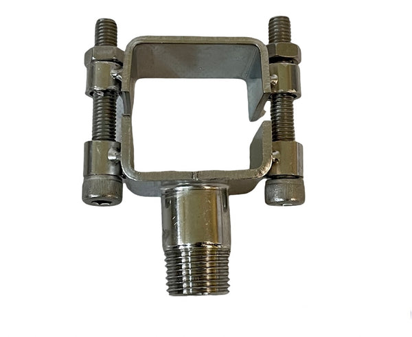 Stainless Steel Square Rack Mounting Clamp - 1.5
