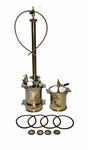 6" Stainless Steel 304 90g-135g Closed Loop Extractor with Splatter Platter Recovery Tank / Hose Included Pressure / Vacuum Tested